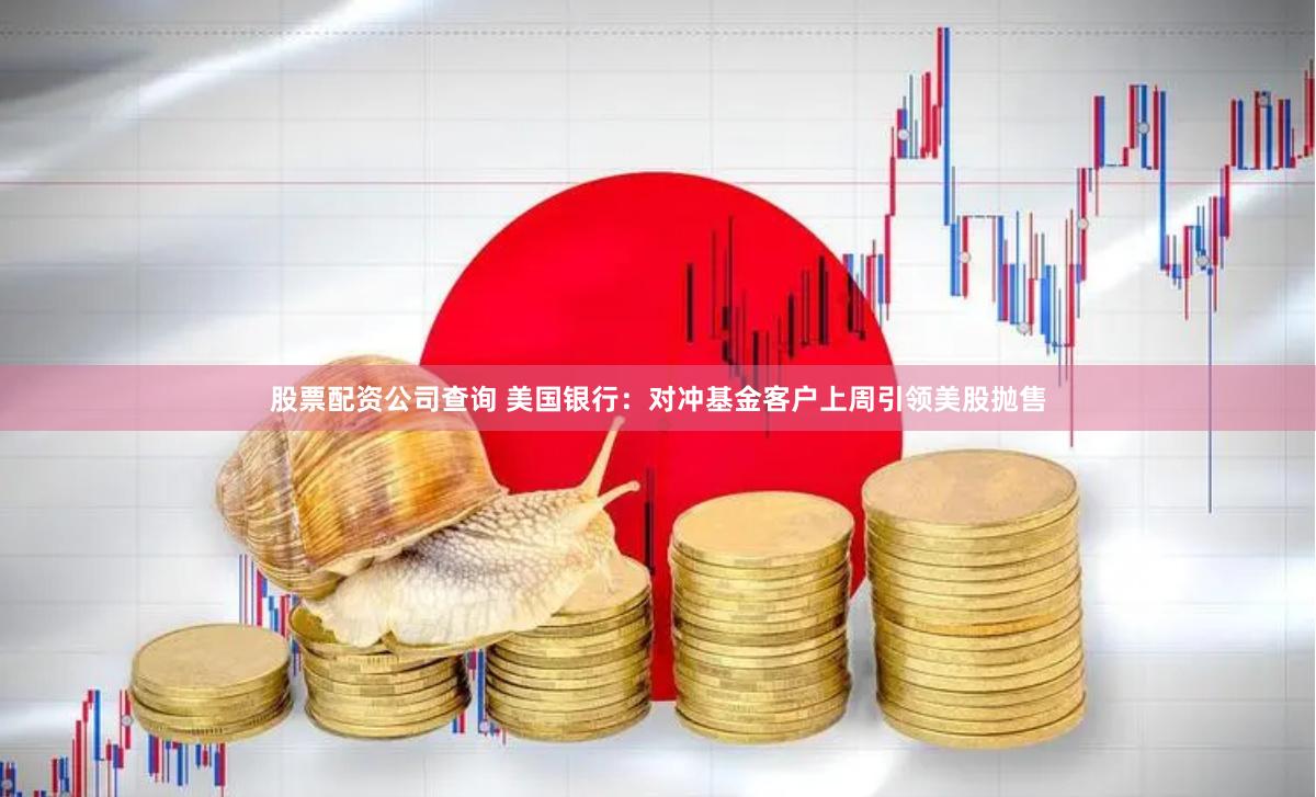 股票配资公司查询 美国银行：对冲基金客户上周引领美股抛售
